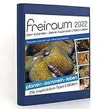 Freiraum-Kalender classic | Meerestiere unter der Lupe - Unterwasserkalender, Buchkalender 2022, Organizer (15 Monate) mit Inspirations-Tipps und Bildern, DIN A5