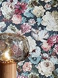 NEWROOM Blumentapete Tapete bunt Blumen Floral Vliestapete Vlies moderne Design Optik Blumentapete Modern inkl. Tapezier Ratgeb