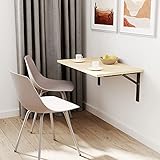 60x40 | Wandklapptisch Klapptisch Wandtisch Küchentisch Schreibtisch Kindertisch | AHORN