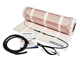 CALORIQUE Elektrische Heizkabelmatte – 3,0m² – Sparsame Elektrische Fußbodenheizung 150 W/m² – TWIN-Technologie - Erneuerbare Energie-Quellen [Energieeffizienzklasse A +++]