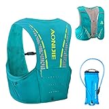 TRIWONDER 5L Trinkrucksack mit Trinkblase, Ultraleicht Laufrucksack für Marathon, Bergläufe, Radfahren (Hellblau, M/L - 83-92cm)