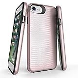Slynmax Handyhülle Kompatibel mit iPhone 6 Plus,iPhone 6S Plus Hülle Silikon,Slynmax Silikon teil Bumper Handyhülle TPU PC Back Anti-Shock Case Schutz Hülle für iPhone 6 Plus/6S Plus 5.5',Roseg