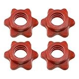 OTOTEC 4 x 25 mm Hantelstange, Sechskant, 1 Zoll (3,5 cm), Drehverschluss, Fitnessgeräte zum Heben von Hantelstang
