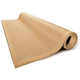 casa pura® Sisal Teppich aus Naturfasern mit Bordüre aus Baumwolle | pflegeleicht | Größe wählbar (Natur, 70 x 130 cm)