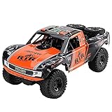 Lihgfw 4WD Größere Amphibien-RC-Autos, 2,4 G Drahtloses Wasserdichtes Offroad-RC-Fahrzeug, 50+ Kmh High-Speed-All-Terrain-Kletter-Bigfoot-RC-Auto, Mit 2 * Batterien, 35+ Min. Spielzeit, Geschenke Fü