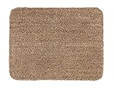 ASTRA waschbarer Fußabstreifer Baumwolle – saugstarker Sauberlauf Entra – rutschfeste Matte – (60 x 75 cm – beige)