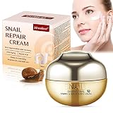 Schneckencreme, Schnecke Feuchtigkeitscreme, Anti Aging Creme, Gesichtscreme mit Schnecken-Extrakt mit Anti-Aging und Anti-Falten Wirkung, befeuchtet tief und verlangsamt den Alterungsp