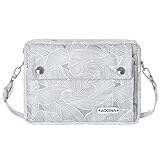 AOCINA Geldbörsen für Teenager, Mädchen, Handy, Geldbörse, Mini-Geldbörse, Segeltuch, Crossbody-Taschen für Teenager, Mädchen, Frauen, B-grau 2, S