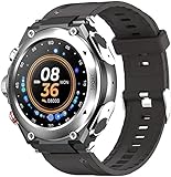 Smart Watch Herren 2021 Bluetooth Call Play Musik TWS Headset Custom Dial Temperatur Überwachung Smart Watch für Android IOS (A)(C)