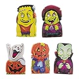 12x Fingerpuppen Halloween im Set | Handpuppen Finger Puppen - 5 verschiedene Designs | Grusel Finger Puppets gruselig als Halloween Kindergeburtstag Mitgebsel für Erwachsene & Kinder, Klein & G