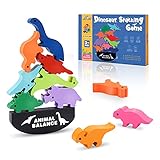 LET'S GOgxa Spielzeug ab 3-12 Jahren, Holzspielzeug Kinderspielzeug Dinosaurier Spielzeug Junge 3-12 Jahre Geschenk Mädchen Junge 3-12 Jahre Spiele ab 3-12 Jahre Montessori Spielzeug ab 3-12 J