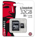 Kingston Speicherkarte 32 GB Klasse 10 + Adapter für Huawei P8 L