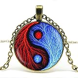 Mond-Uhr mit Tierkette, Wolf Heulend at Adler, Taschenuhr, Wolf Schmuck Charm Geschenk