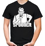 Spooner Männer und Herren T-Shirt | Spruch King of Queens Geschenk (M, Schwarz)