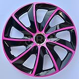 Radzierblende STIG extra pink/schwarz 14 Zoll 4er S