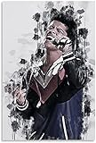 Leinwand kunst 40x60cm Kein Rahmen Bruno Mars Poster Bilder Leinwand Wandkunst Interieur für Zuhause Drucke Malerei Dek