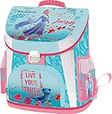 Disney Eiskönigin Frozen Anna ELSA Schulranzen Mädchen 1 Klasse Tornister Schulrucksack Schultasche für Grundschule super leicht erg