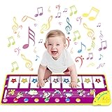 WEARXI Baby Spielzeug ab 1 Jahr Geschenke für Mädchen Junge, Mitgebsel Kindergeburtstag Kinderspielzeug Kleinkind Spielzeug, Tanzmatte, Klaviermatte, Musikmatte, Keyboard Kinder Mädchen Geschenk