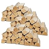 Brennholz Kaminholz Holz Auswahl 5 - 500 kg Für Ofen und Kamin Kaminofen Feuerschale Grill Buche Feuerholz Buchenholz Holzscheite 25 cm Kammergetrocknet Flameup, Menge:90 kg