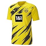 PUMA Herren, BVB Home Shirt Replica w/o Sponsor (Large) new T-shirt, Cyber Yellow-Black, 5XL