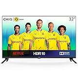 CHiQ 32 zoll (80cm) HD smart TV, L32H7N, prime video, netflix, youtube, trip