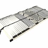 HUIJK Lattenrost 42 Leisten Lattenrost Lattenrahmen 70x200cm 12 Fach Härteregulierung, stab