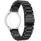 Armband Kompatibel mit Fossil Men's Gen 5 Carlyle/Fossil Women's Gen 5 Julianna Armband, 22mm Mesh Gewebt Edelstahl Uhrenarmband Metall Schnellwechsel Armband für Fossil Women's Gen 5 J