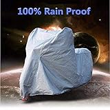 Wasserdicht Staubdicht Motorrad Abdeckung Motorrad Abdeckung Abdeckplane Regen Wasserdichte Fahrrad-Roller-Abdeckungs-Schutz Staubdichtes Anti-UV-Fahrrad-Kasten-Zelt Motorrad Abdeckung Staubdicht Ab