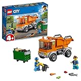 LEGO 60220 City Müllabfuhr, Spielzeugauto für Kinder ab 4 Jahre, Fahrzeug, Müllwagen mit Minifiguren und weiterem Zubehö