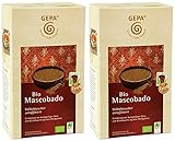 GEPA Bio Mascobado Vollrohrzucker 2000g (2 x 1000g) Fair Trade Zuck