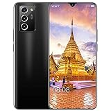 Smartphone Ohne Vertrag (12GB+512GB),7,1' HD+Vollbild,5600mAh Akku Smartphone mit 48MP Ultra Wide Triple Kamera,Black