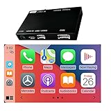 Road Top Wireless CarPlay Android Auto für Mercedes Benz A Klasse W176 B W246 CLA GLA C Klasse W204 E Klasse W212 C207 CLS W218 ML GL GLK SLK R72 G W463, mit MirrorLink Autolink Airplay-Funk