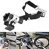 rebirthsame Fahrradanhänger Kupplung Universal Aluminium Legierung Linker Fahrrad Anhängerkupplung Anhänger Hitch Adapter Befestigung Für Kinderanhänger Hundeanhänger Lastenanhäng