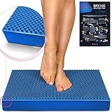 MesseNeuheit 2021! 2in1 Balance Pad + Akupressur Noppen, XXL Balancekissen für Ihr Gleichgewicht & Förderung der Durchblutung. Rehabilitation,Physio & exzellentes Training! BPX100 - inkl. Übungsp