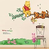 Kibi Disney Winnie Puuh & Freunde Freizeitspaß Wandtattoo, Wandtattoo Winnie Pooh Kinderzimmer Wandsticker Winnie Puuh Aufkleber W