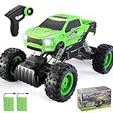 VATOS 1:12 RC Auto,Ferngesteuertes Auto Rock Crawler RC Autos Monster Truck Ferngesteuerter 4WD 2,4 Ghz Dual Motoren Wiederaufladbare Geländewagen LKW Spielzeug Kinder Hobby Rennwag