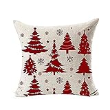 Halloween-Weihnachtskissenbezüge 1 stück Weihnachtskissenbezug Kissenbezug Sofa Kissenbezüge Baumwolle Leinen Kissenbezüge Home Decor 45 * 45 cm (Color : 432479, Size : 450mm*450mm)