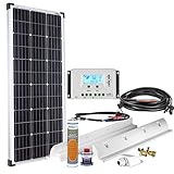 Offgridtec Solaranlage für Wohnwagen 100 Watt / 12 V - Komplett-Set für Wohnmobil, 100W 002710