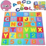 Deuba® 86 TLG Puzzlematte TÜV SÜD GS geprüft Kinderspielteppich Spielteppich Neues Modell 2021 Spielmatte XXL 190x190