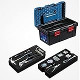 98 Sätze Haushaltsgruppen Multifunktionale Hardwarereparatur Toolbox Aufbewahrungsbox Box Autoteile Box Kunststoff Koffer Haushaltsreparatur Handbuch Werkzeug