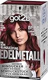 got2b Edelmetall M68 Ruby Metallic Stufe 3 (3 x 143 ml), Haarfarbe mit Metall-Glanz-Booster für kühle, schimmernde Töne, Coloration mit Anti-Verblassen-Effek