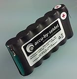 Ersatz - Akku BS60 geeignet für Wolf ACCU BS 60 Gartengeräte - 2700mah - 7,2 Volt - NiMH - Kurzschlußgeschützt u. Vibrationsgedämp