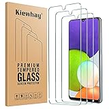 Kiewhay Panzerglas Kompatibel mit Samsung Galaxy A22/ A32/ M22/ M32 Schutzfolie 6,4'', [9H Härte] [Keine Blasen] [Anti-Kratzen] HD Panzerglasfolie Kompatibel mit Galaxy A22/ A32/ M22/ M32-3 Stück