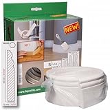 Neuhofer Holz 713460 Hamburger Profil Biegesockelleiste biegbare Sockelleiste 12 x 90mm, weiß