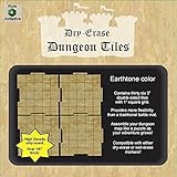 Dungeon Tiles - Dry Erase Earthtone 2,5 cm Square Grid Battlemat für Rollenspiele - For Dungeon and Dragons and Pathfinder - Role4Initative D&D RPG DND Tabletop Gaming Melee Mats (36 x 5 x 5)