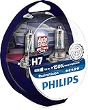 Philips RacingVision +150% H7 Scheinwerferlampe 12972RVS2, Dopp