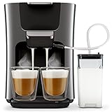 Philips Senseo HD6574/50 Latte Duo Kaffeepadmaschine (2 Kaffee, frische Milch)