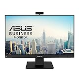 ASUS BE24EQK 60,45 cm (23,8 Zoll) Business Monitor (Full HD, inkl. Webcam, Mikrofon-Array, rahmenloses Design, Blaulichtfilter, VGA, HDMI, DisplayPort)