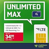 Handyvertrag o2 Free Unlimited Max - Unlimitierte Internet Flat, Allnet Flat Telefonie & SMS in alle Deutschen Netze, EU-Roaming