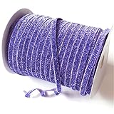 HLOY 5 Yards Glitter Elastische Bands 3/8 Zoll FEIND Elastisches Gewebe nähen. DIY. Bekleidungszubehör 9. Menkt Haar-elastische Stirnband-Haare Bögen (Color : B-16P)